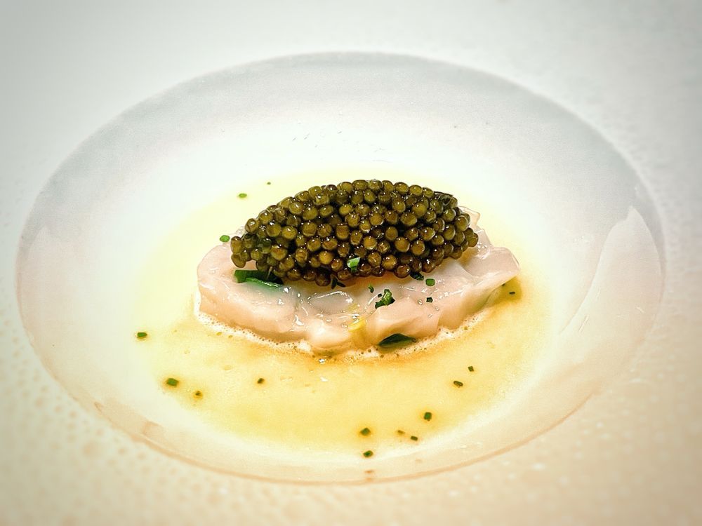 Scallop caviar from Le Bernardin