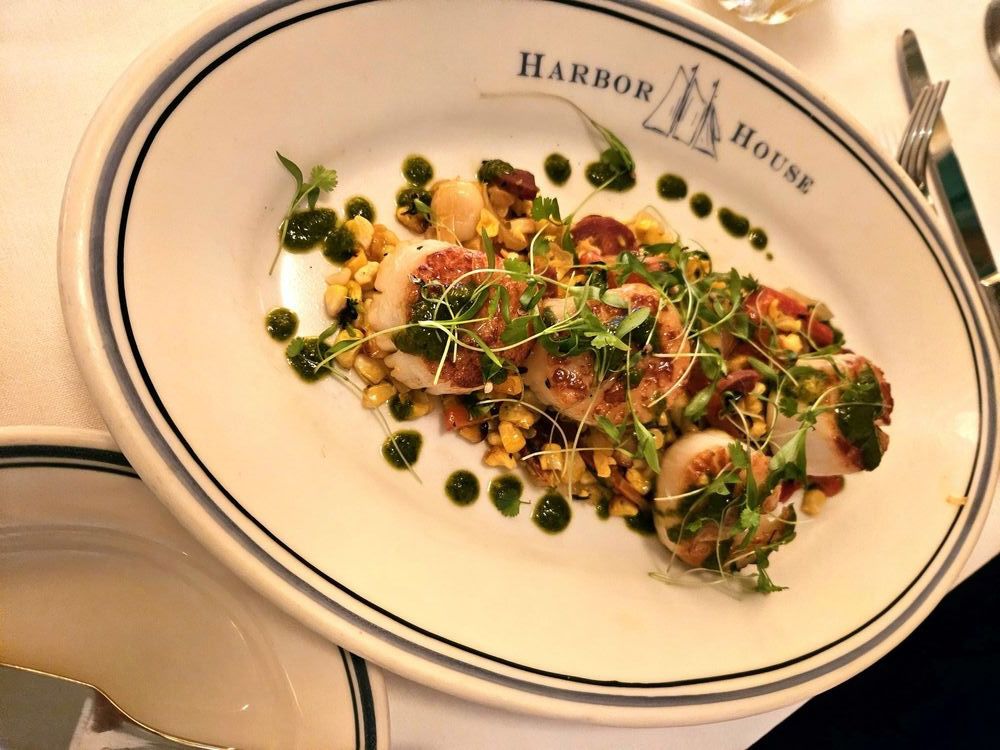 Scallops from Harbor House in Milwaukee