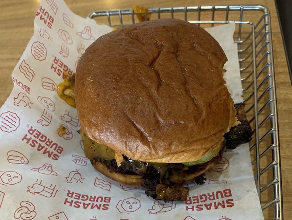 Smashburger Double Smoked Bacon Brisket Burger
