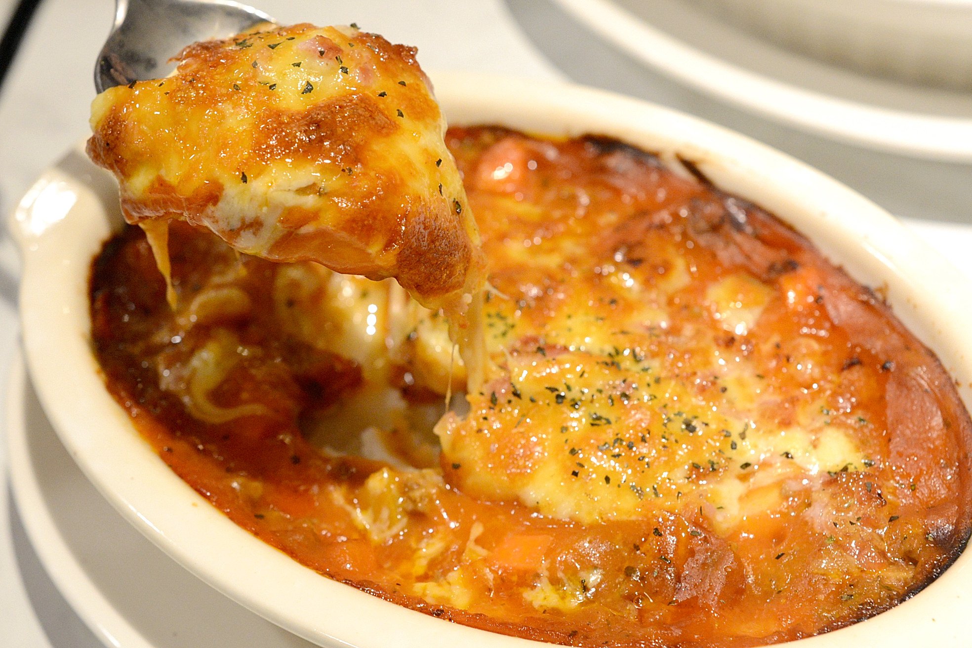 Pizza in a mug