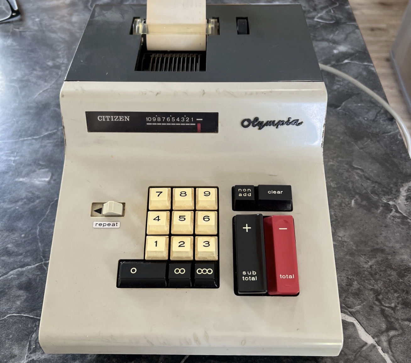 1960s Adding Machine