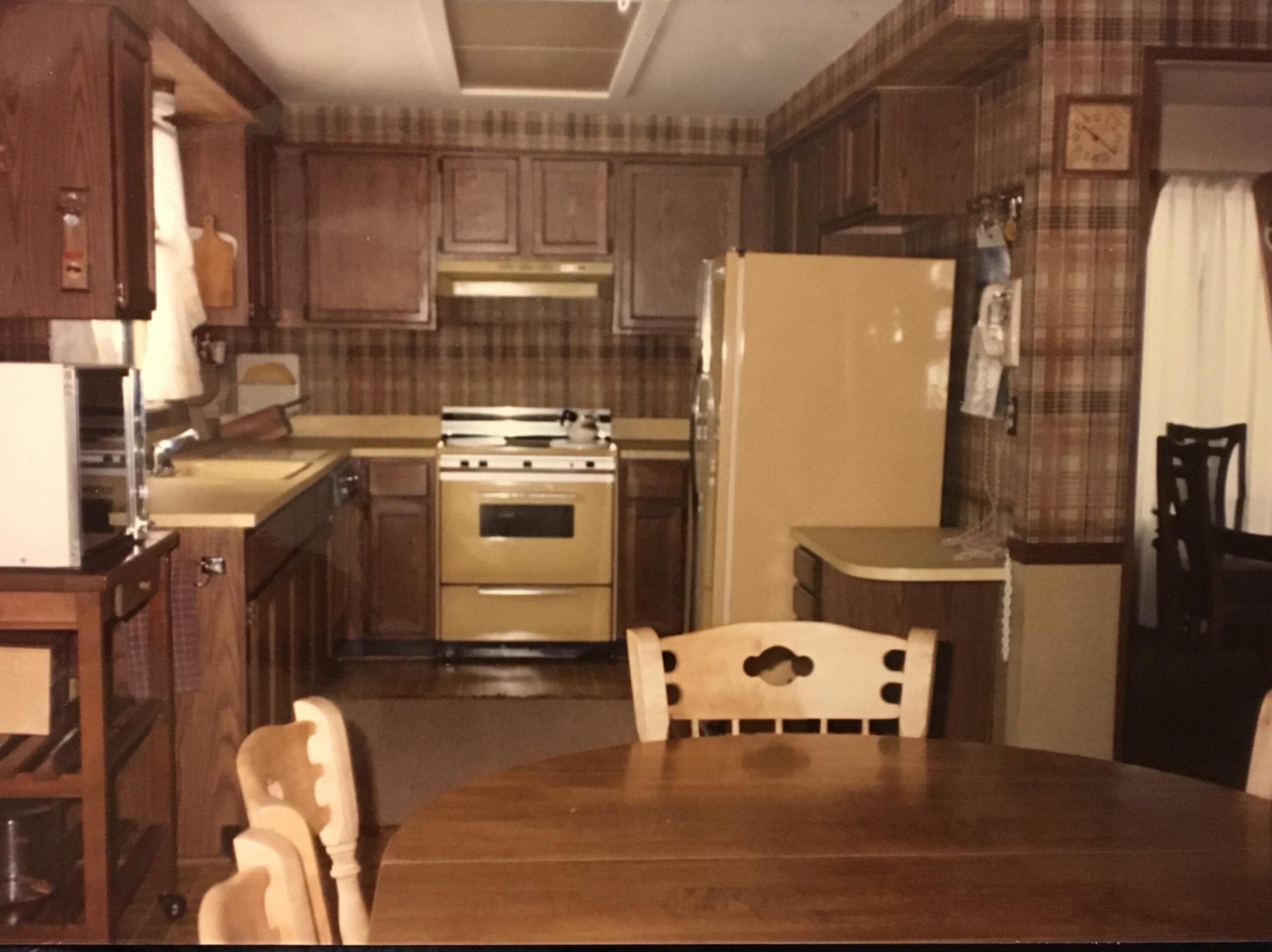 This 1970’s kitchen from my childhood