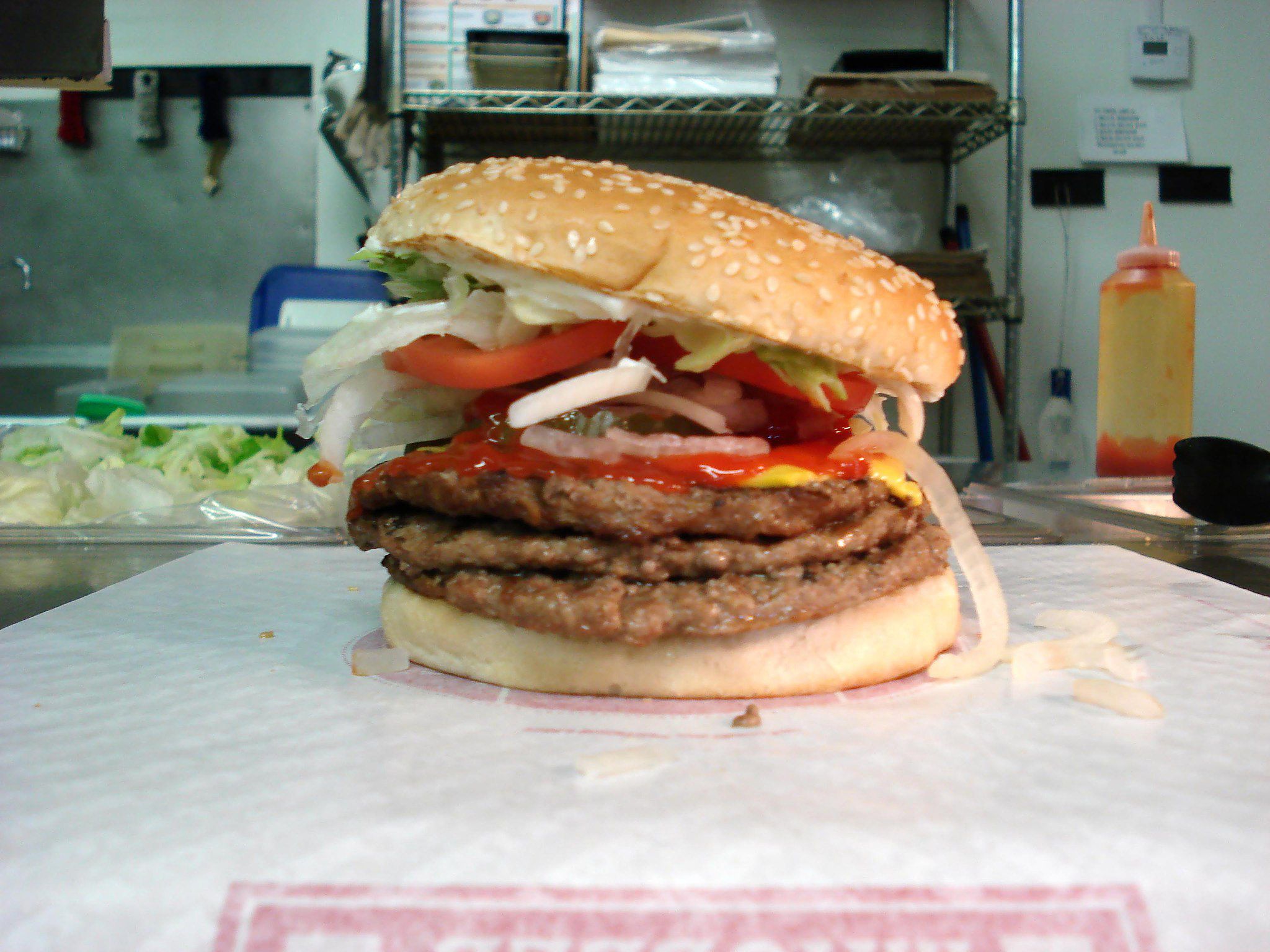 Burger King Triple Whopper with Cheese