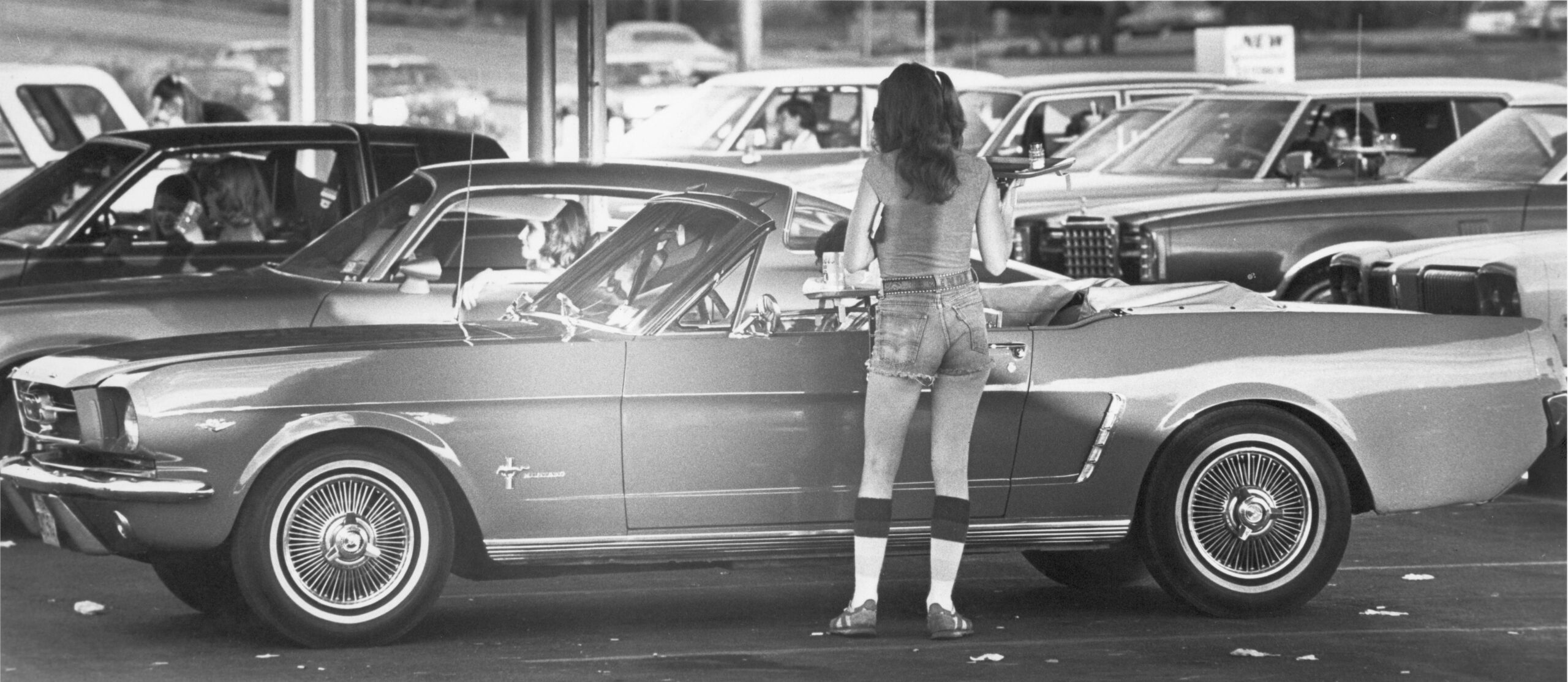 Carhop at Keller's Drive-In, Dallas, TX, 1970s
