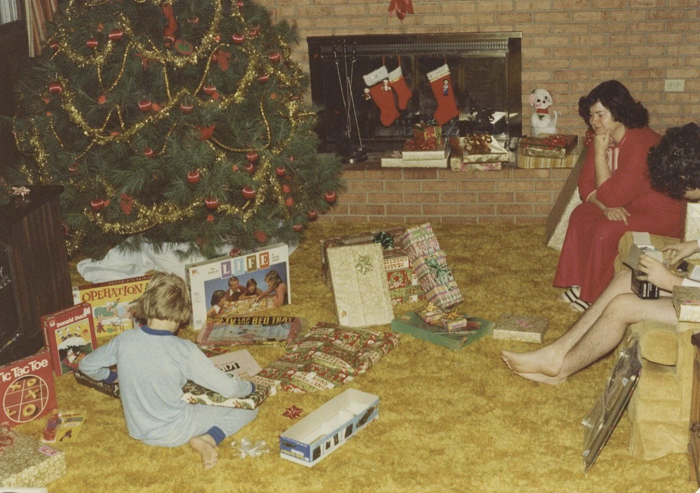 70s Christmas Morning