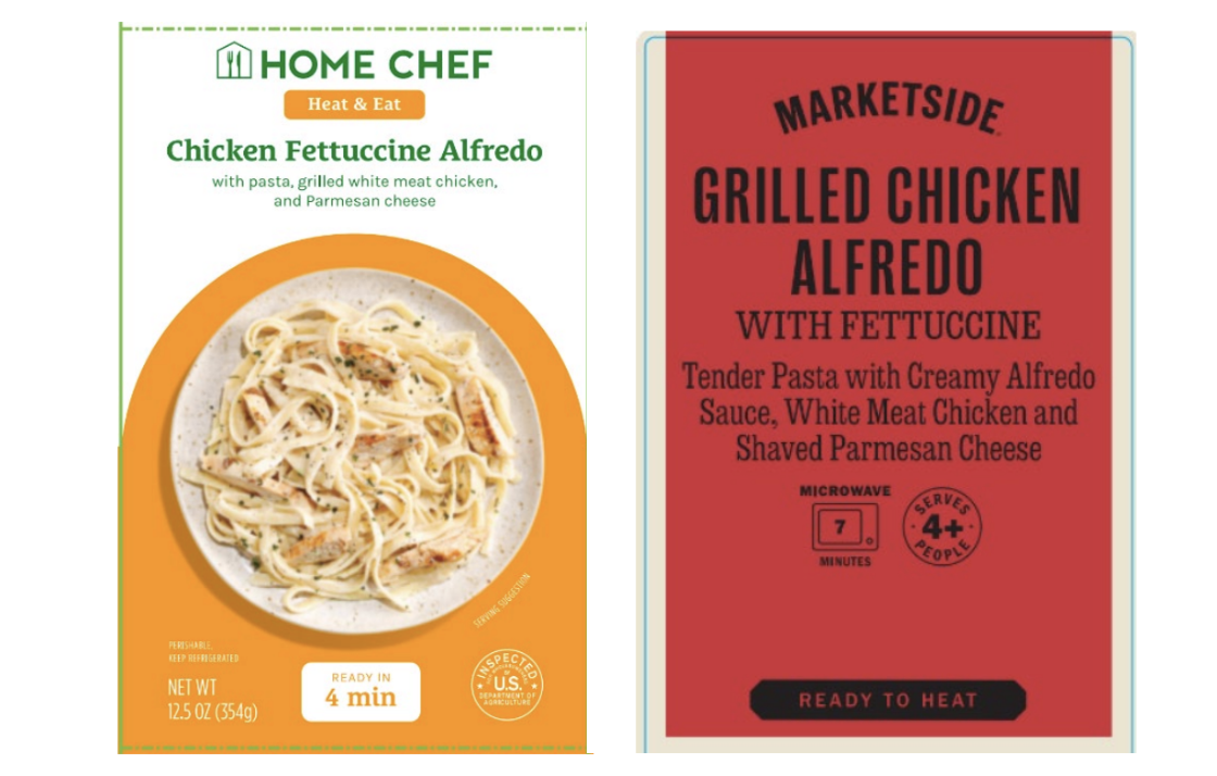 Marketside and Home Chef Fettuccine