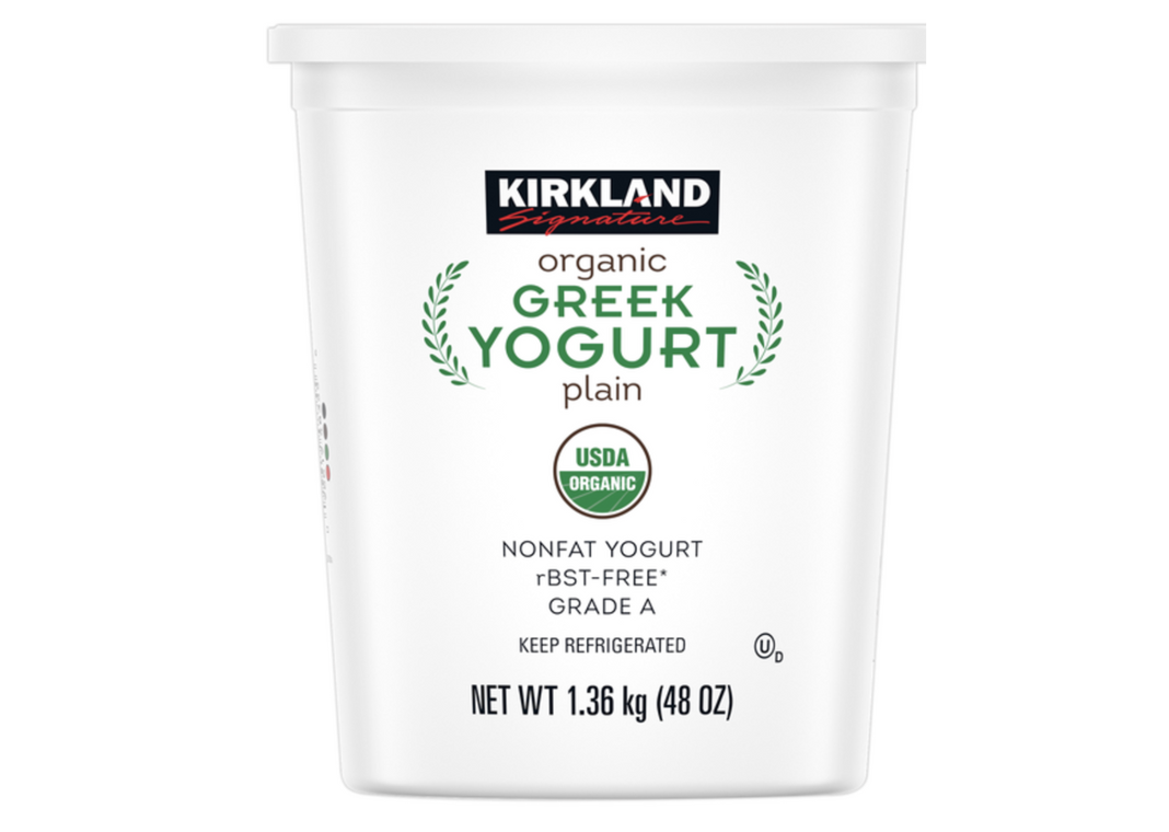 Kirkland Signature Organic Greek Nonfat Yogurt, Plain