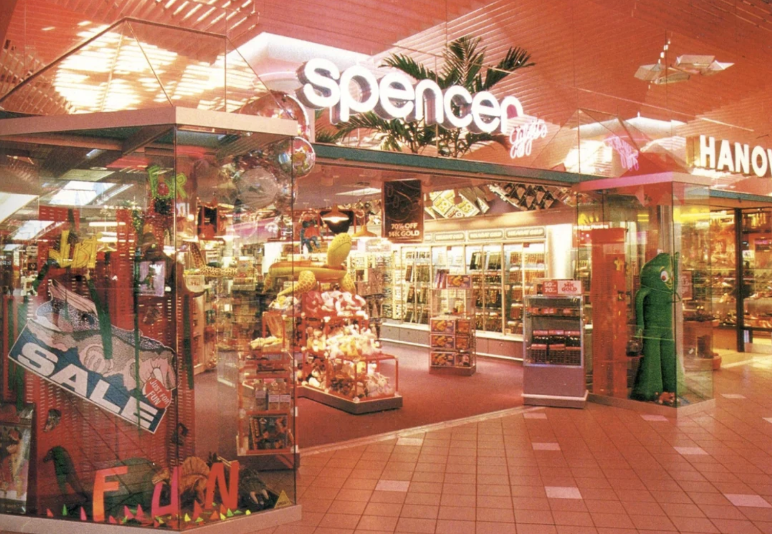 Vintage Mall Photo Spencer Gifts