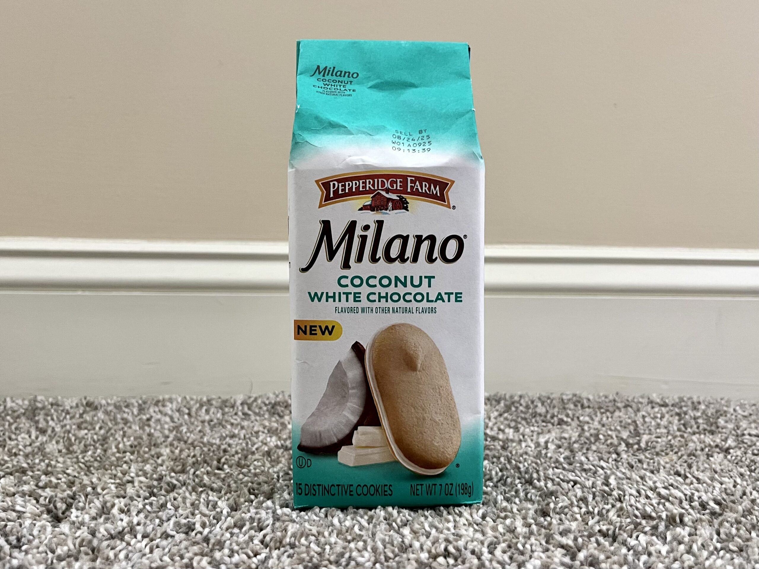 Coconut White Chocolate Milanos