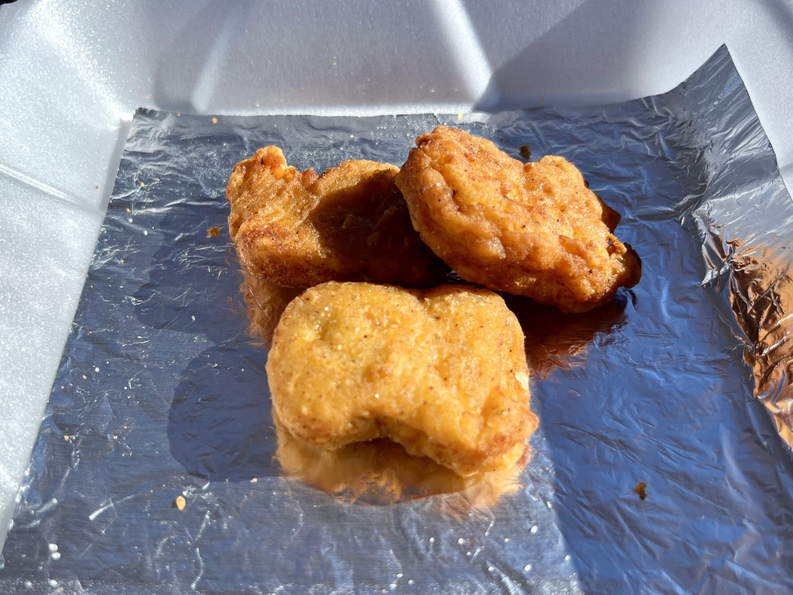 Cookout chicken nuggets