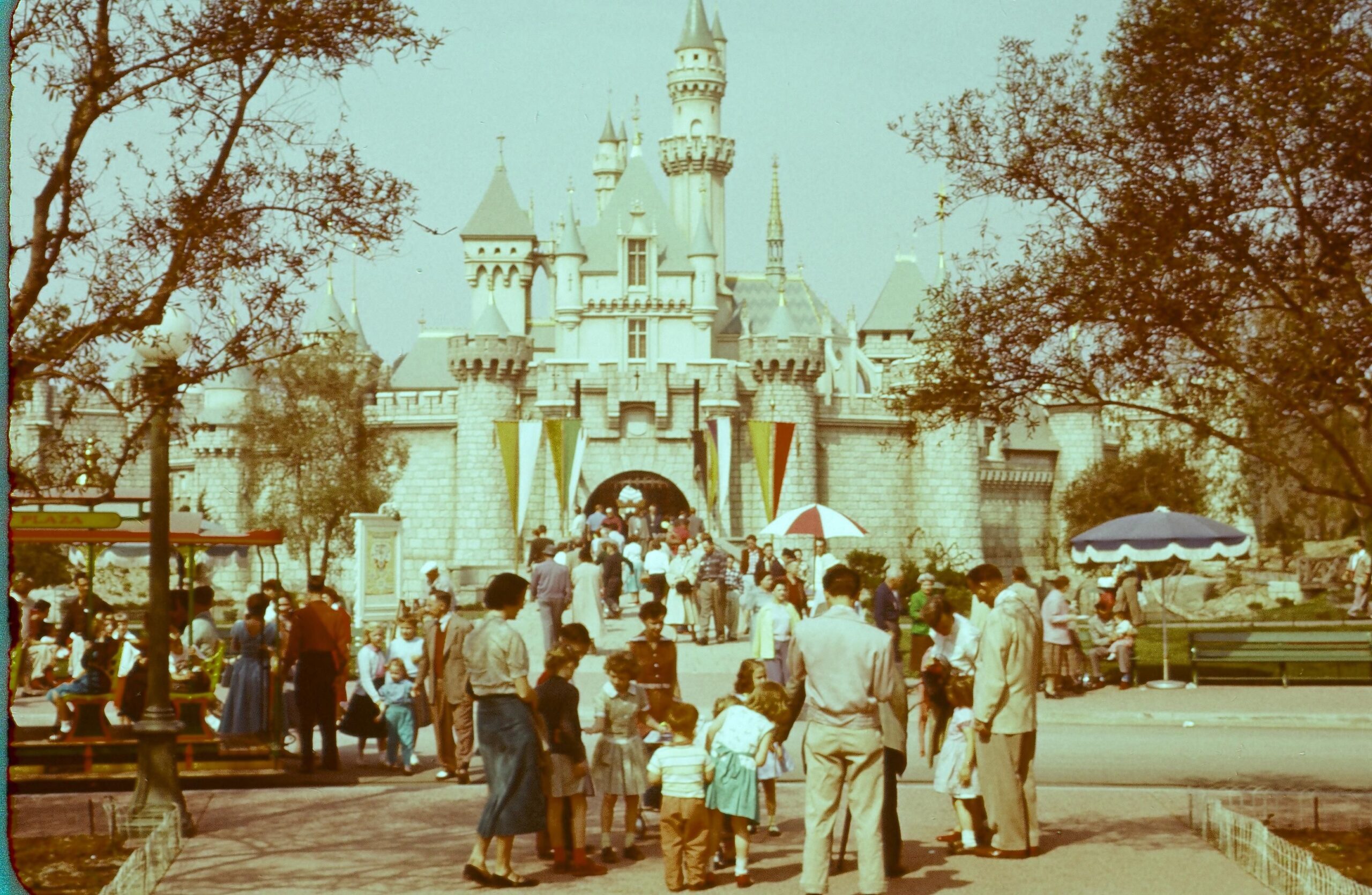 My grandparents took my mother and uncle to Disneyland, 1950s.