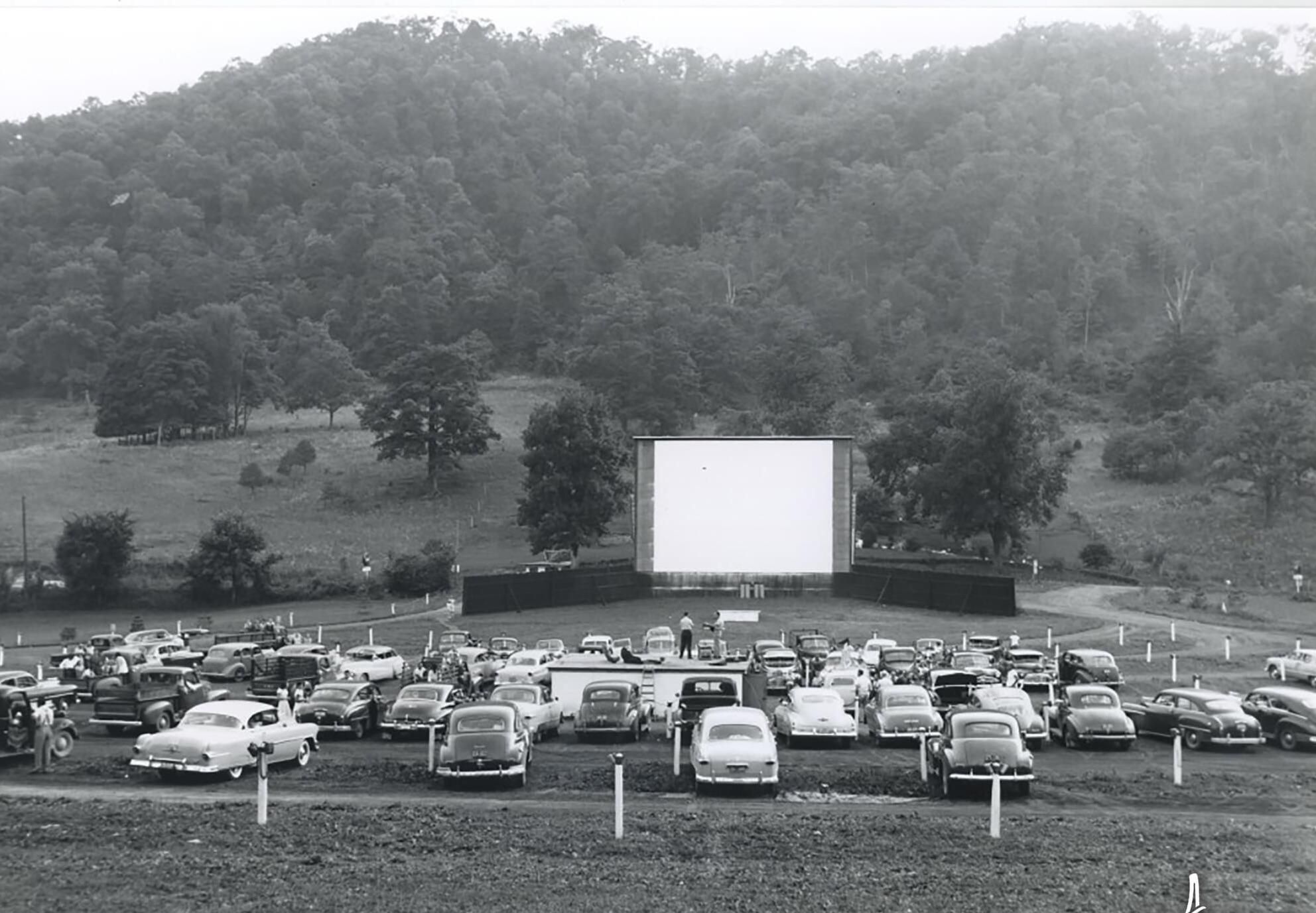 Drive-In Theater in West Virginia, 1950s
