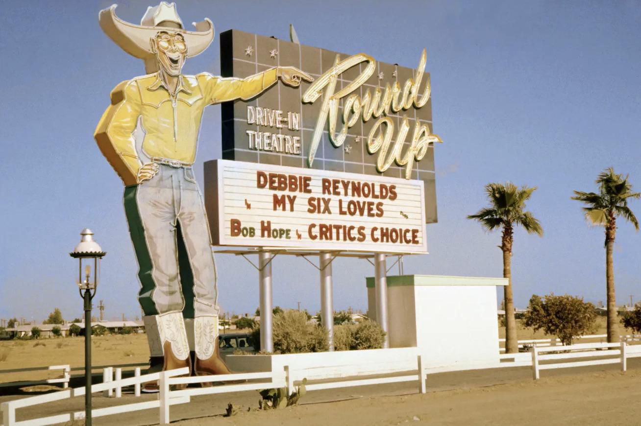 The Round Up Drive - In Theatre Phoenix, Arizona - 1964