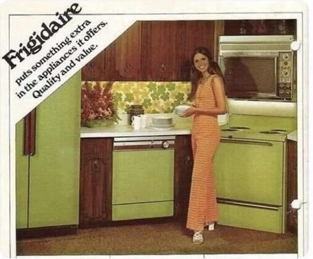 Nothing says the ‘70s like Avocado Green appliances