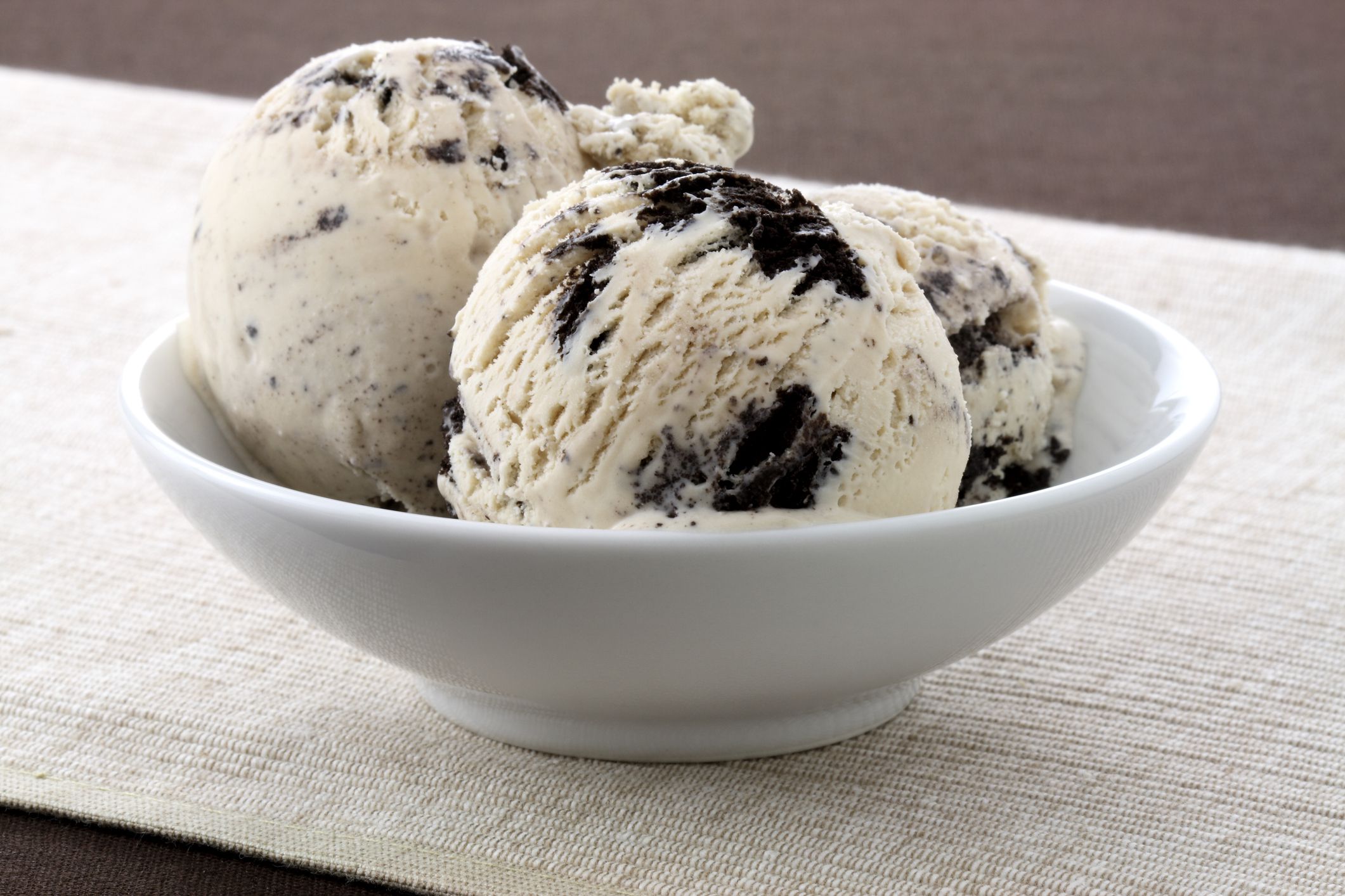 real gourmet cookies and cream ice cream, not made with mashed potatoes or shortening and meets all the regulations regarding using real dairy products to advertise dairy.