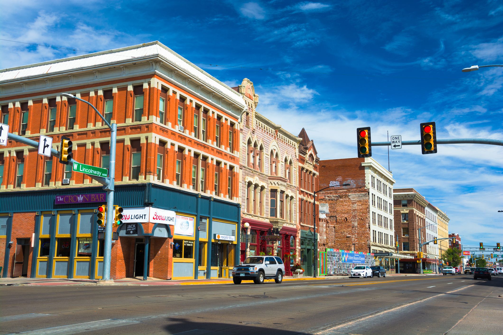 Downtown Cheyenne, Wyoming Street Scene
