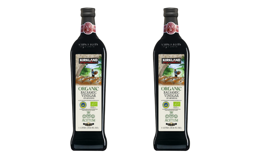 Kirkland Organic Balsamic Vinegar, two 1-liter bottles for $45