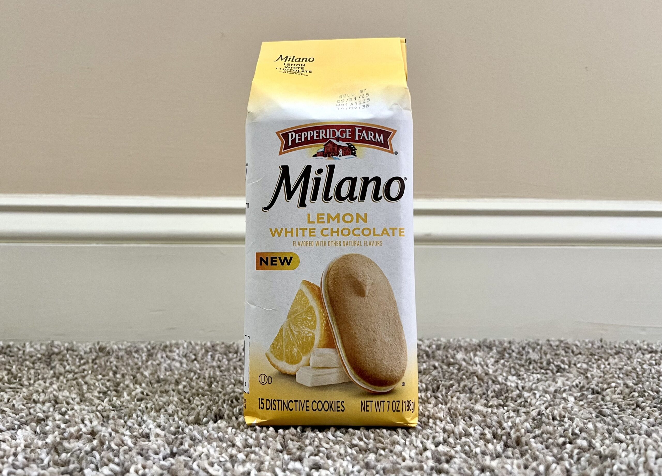 Lemon White Chocolate Milanos