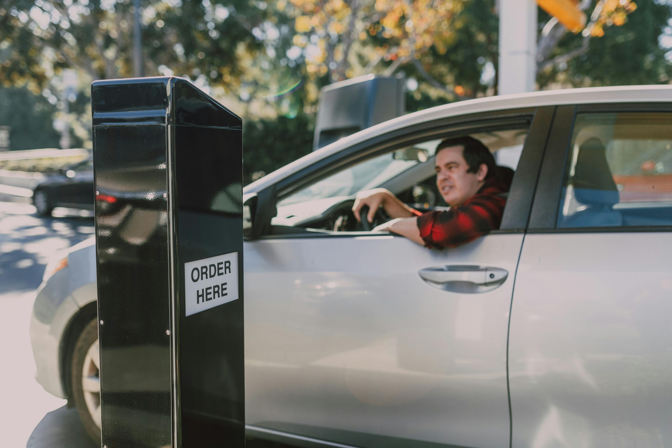 Arguing at the drive thru
