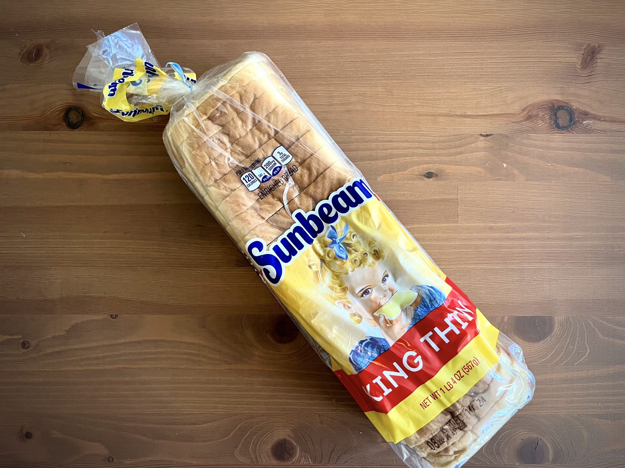 Sunbeam King Thin White Bread
