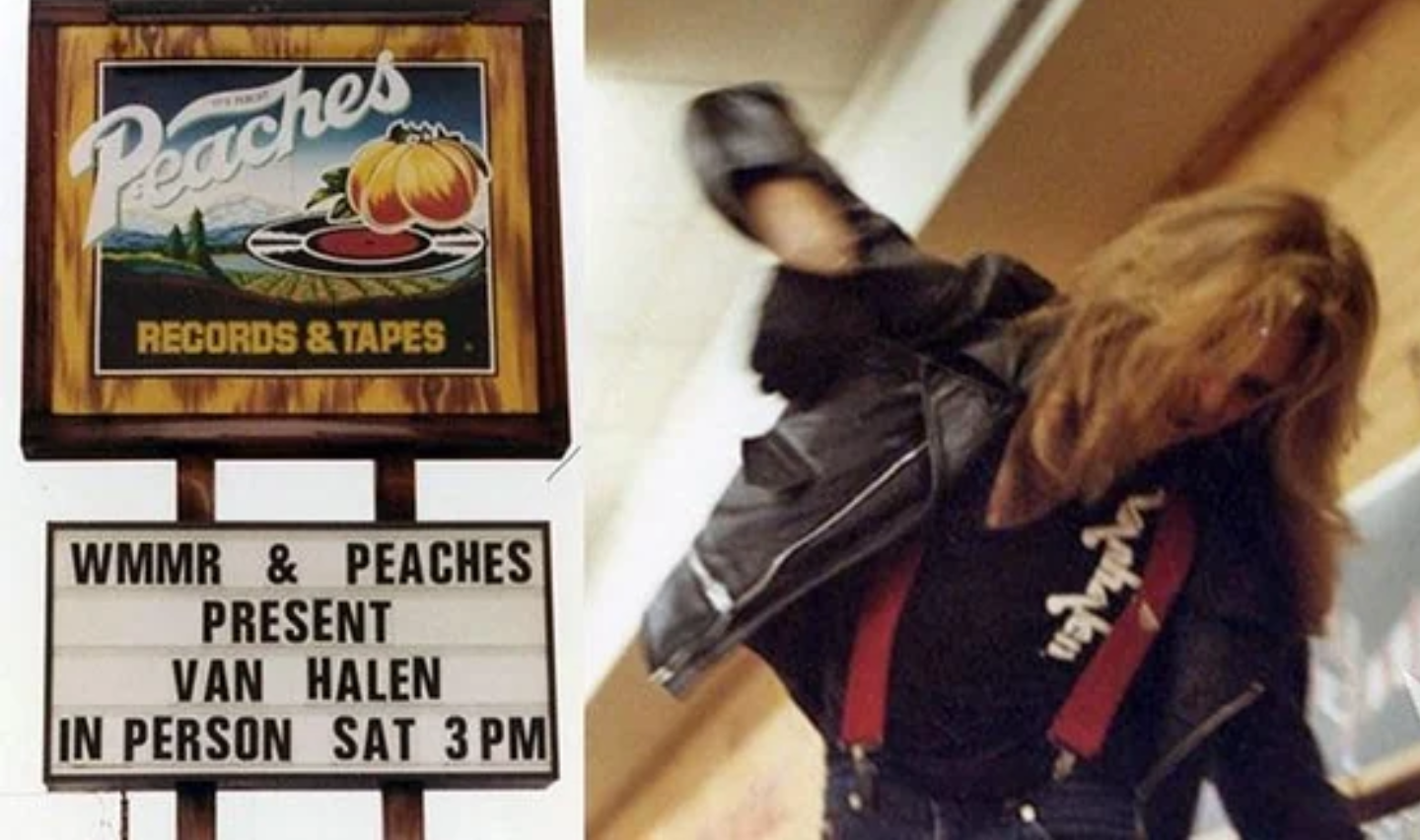 Van Halen Peaches Records and Tapes