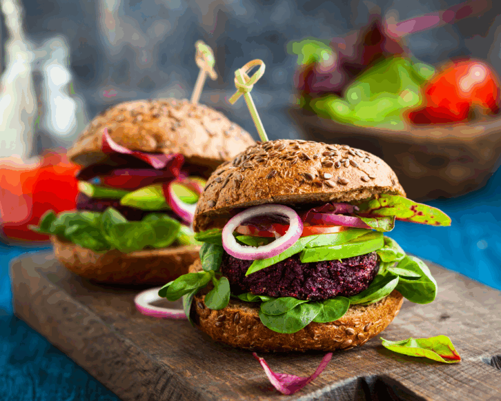Beet burgers