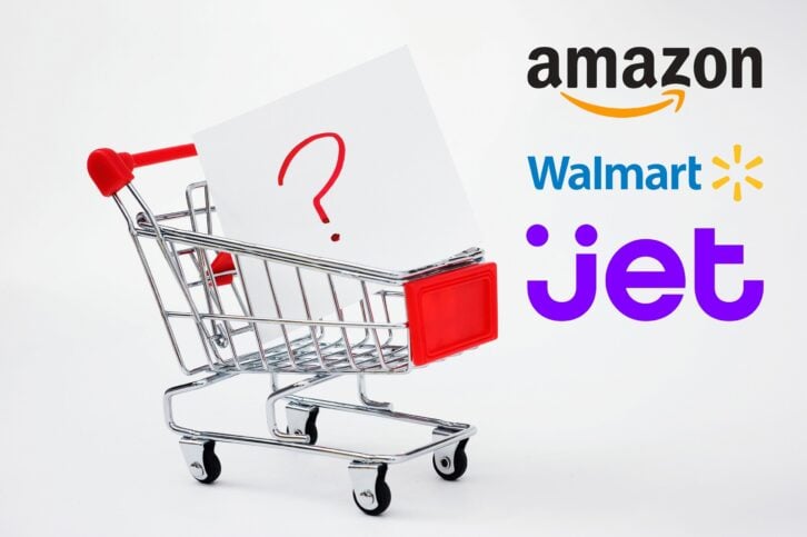 shopping cart with question mark