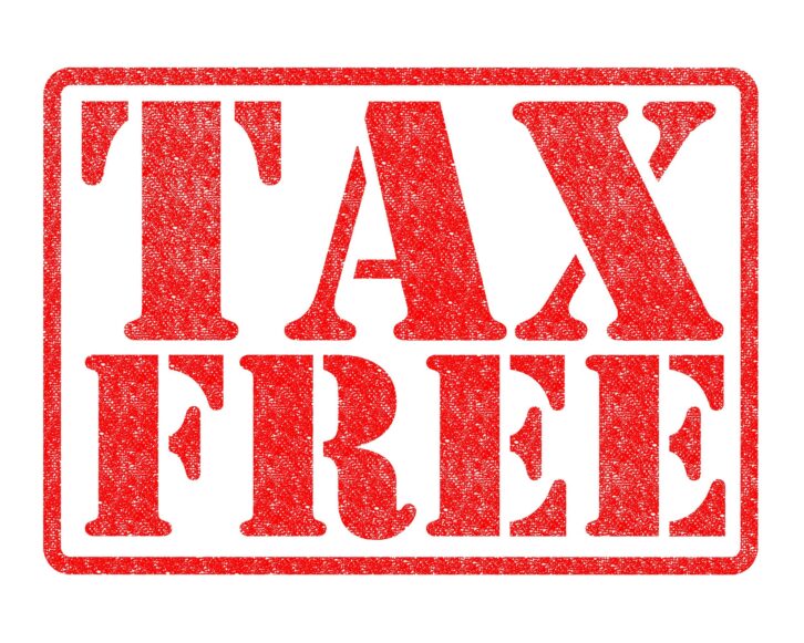 tax free stamp