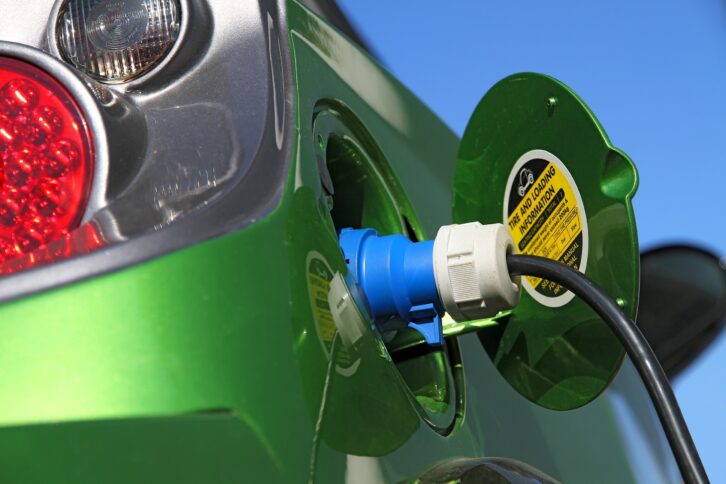electric car refuel with power