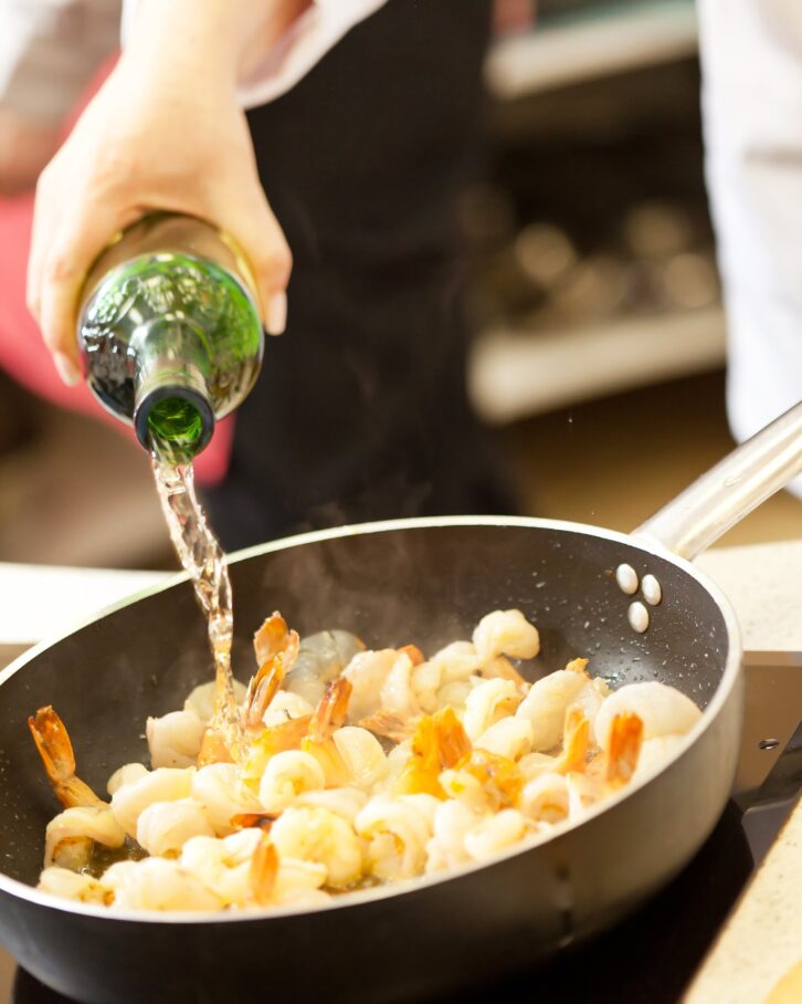 cooking with wine