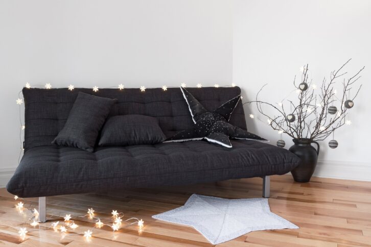 futon in room