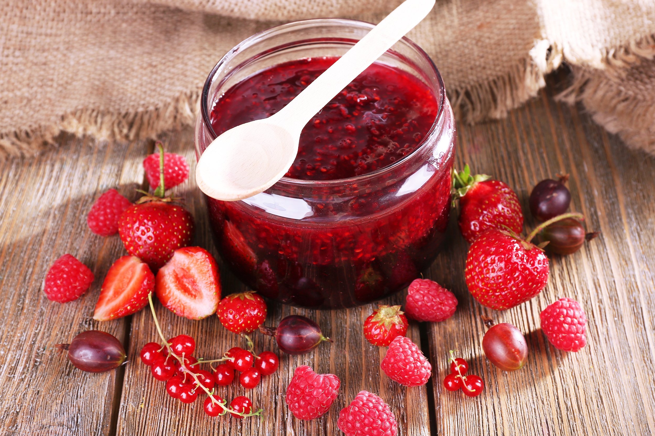 mixed berry jam