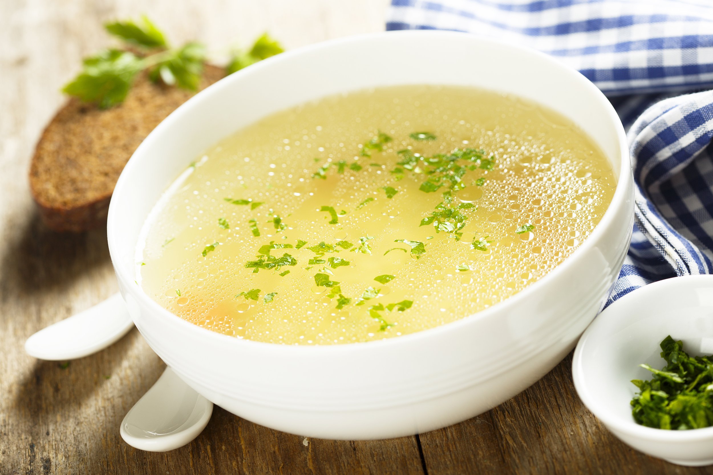 bowl of broth