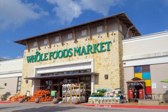 Whole Foods Market store front in Austin, TX