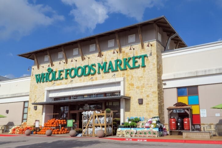 Whole Foods Market store front in Austin, TX