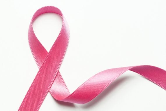 pink ribbon for breast cancer awareness