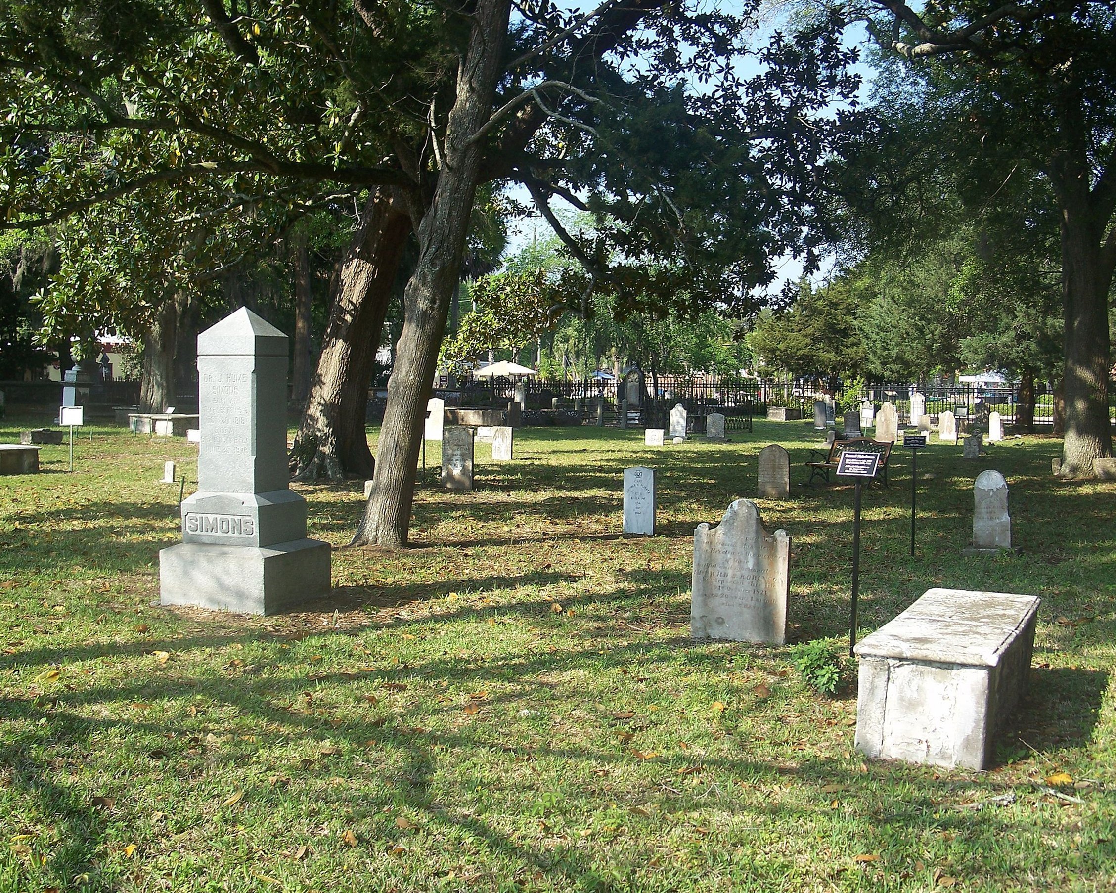 Huguenot Cemetery in St. Augustine, Florida
