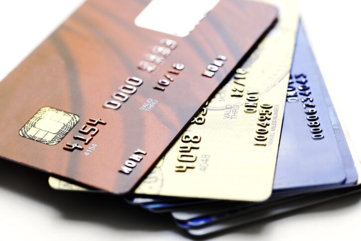 pile of credit cards