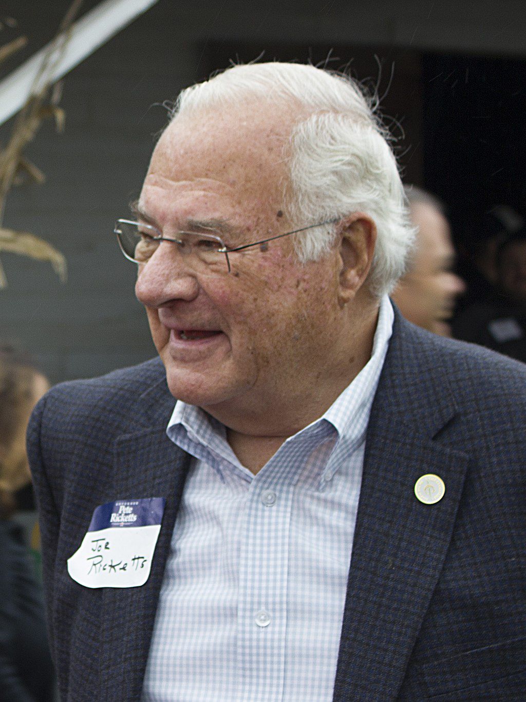 Joe Ricketts at the Nebraska Steak Fry in Fort Calhoun, Neb.