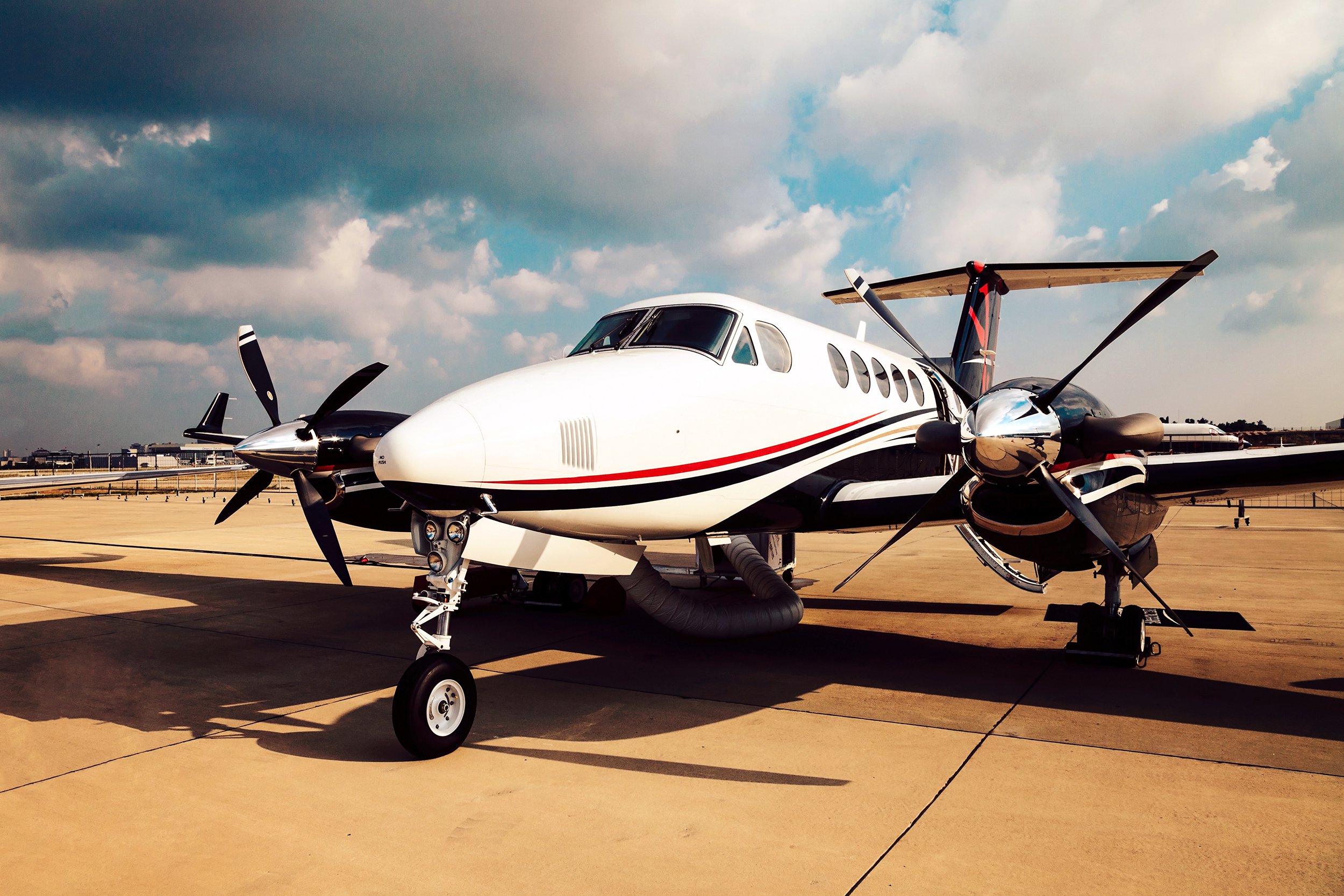 small plane landed