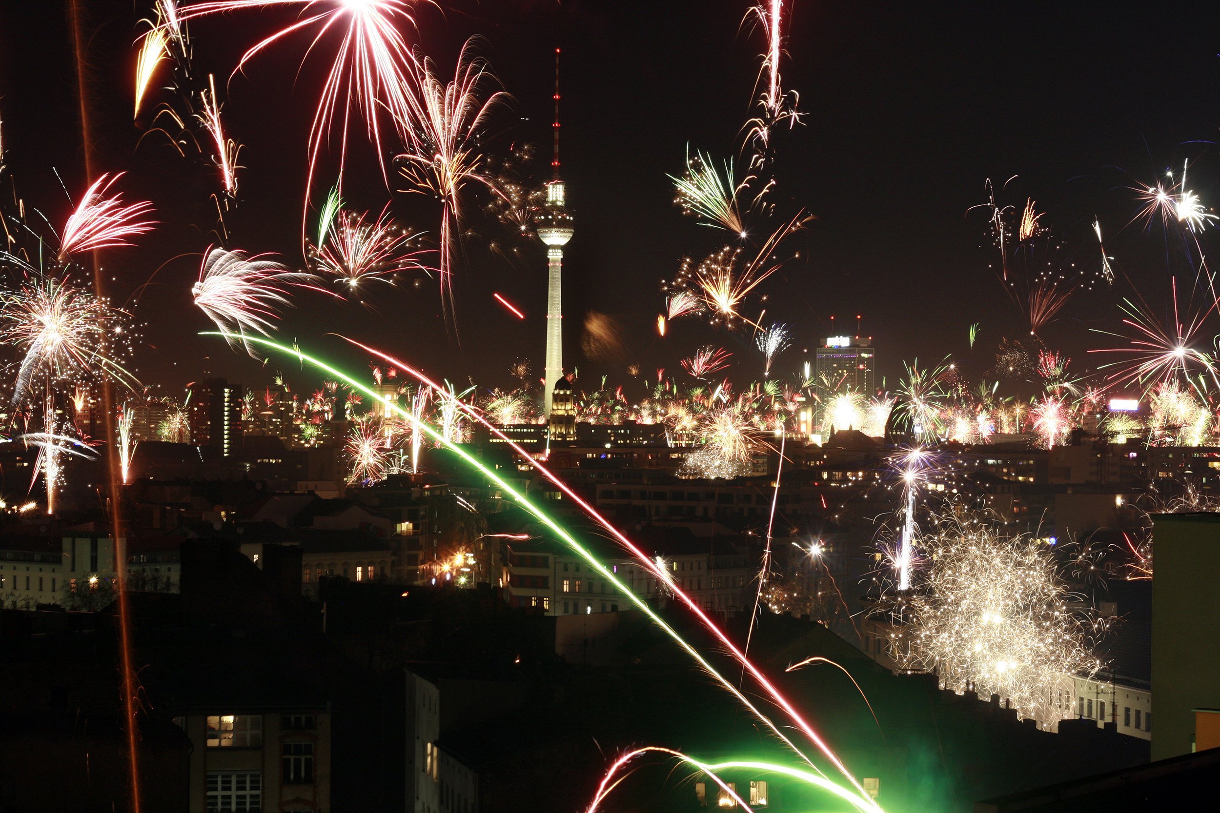 New Year's Eve in Berlin, Germany