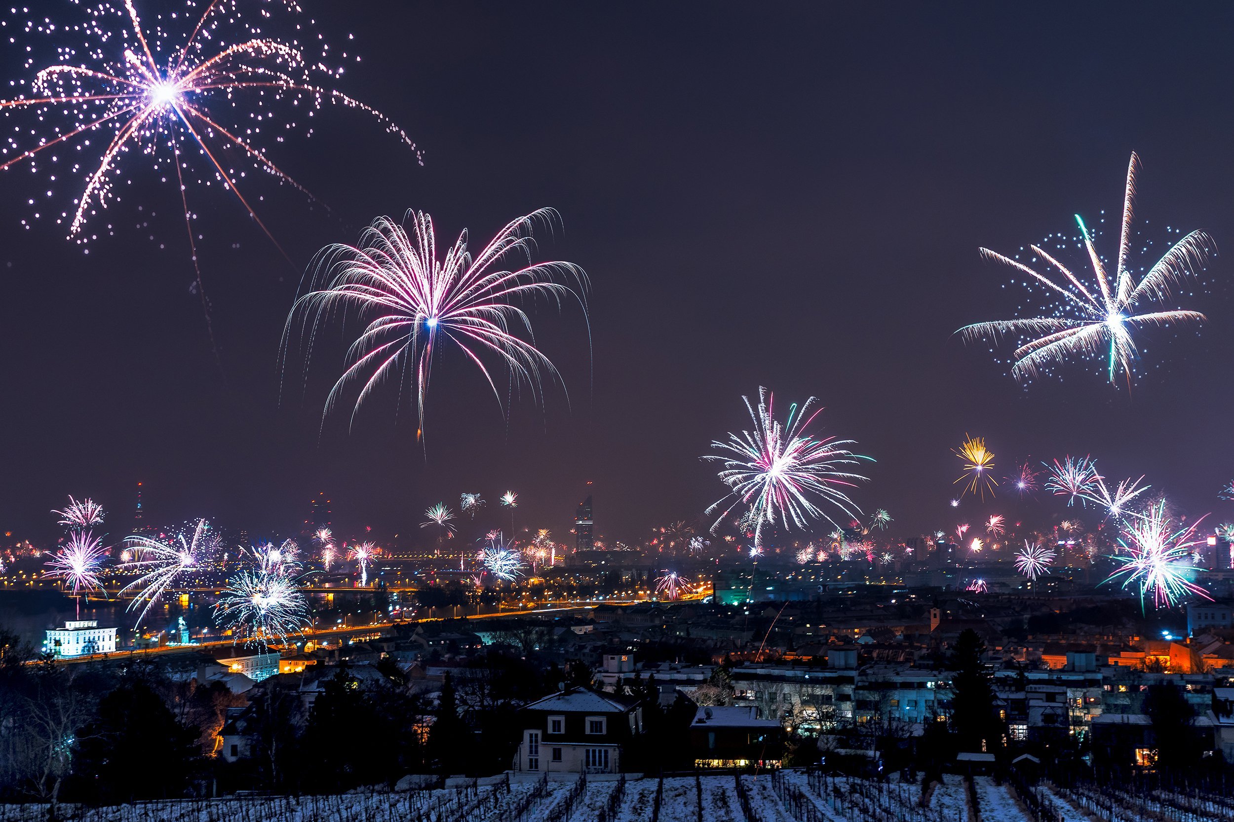 New Year's Eve in Vienna, Austria