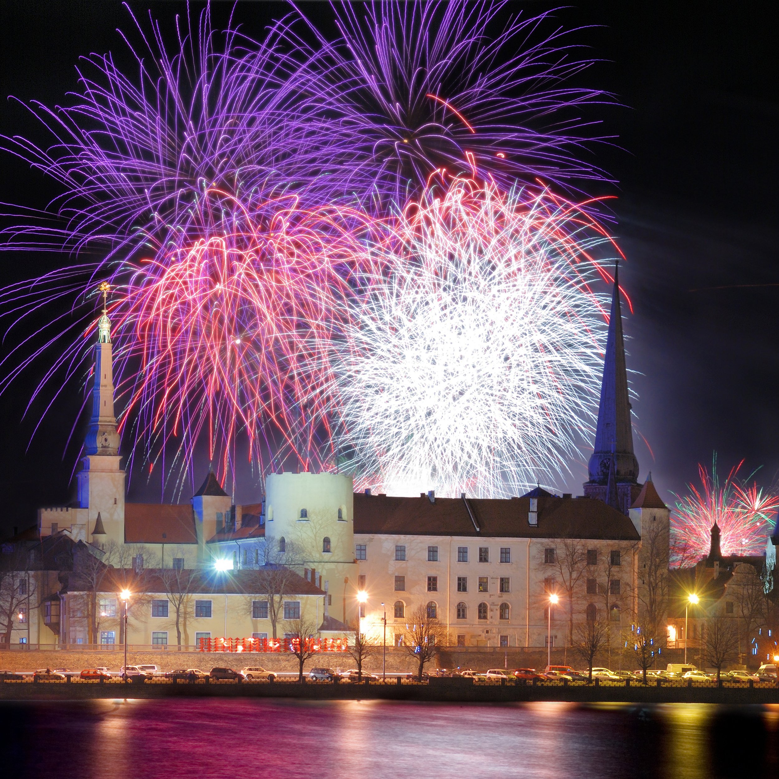 New Year's Eve in Riga, Latvia