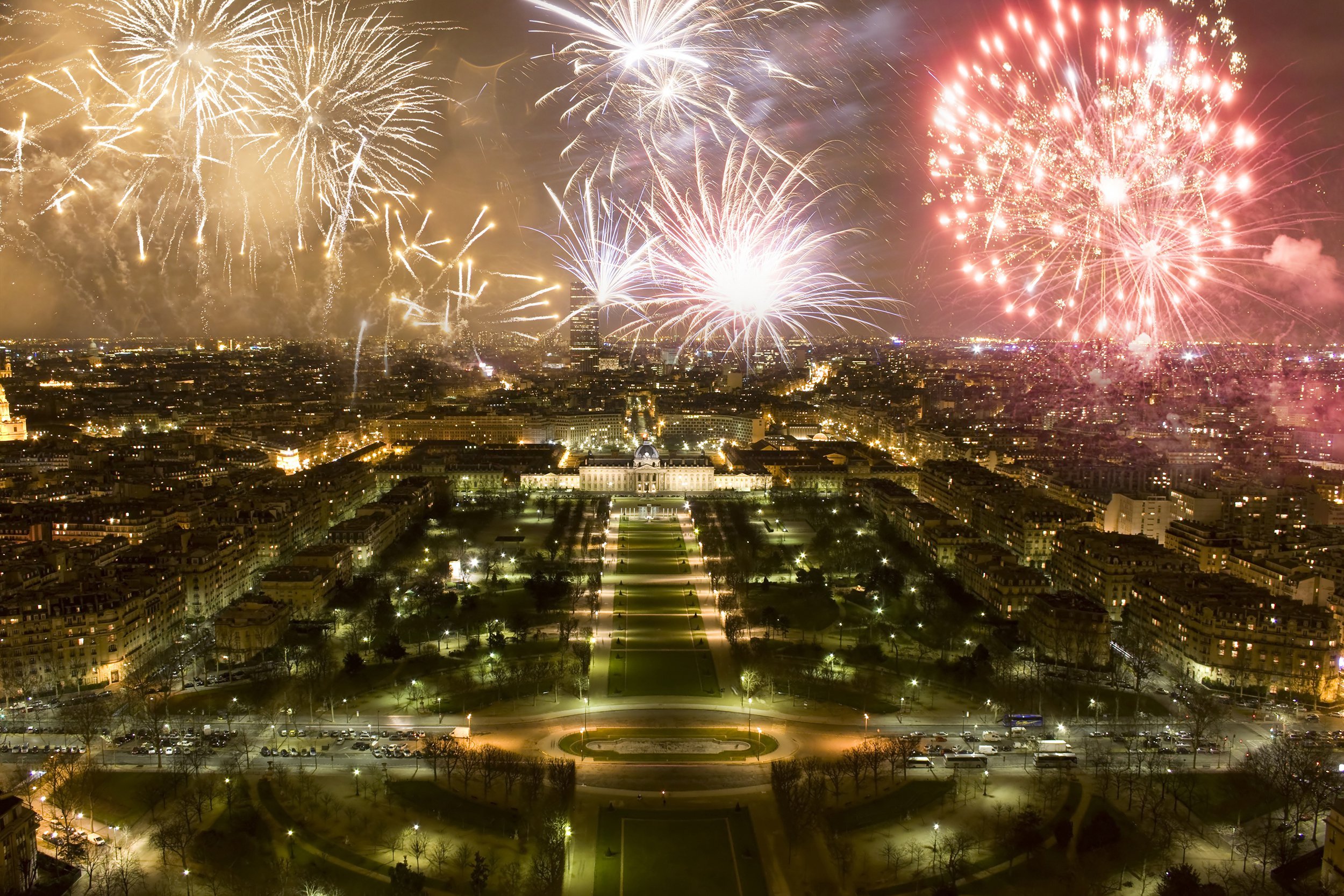 New Year's Eve in Paris, France