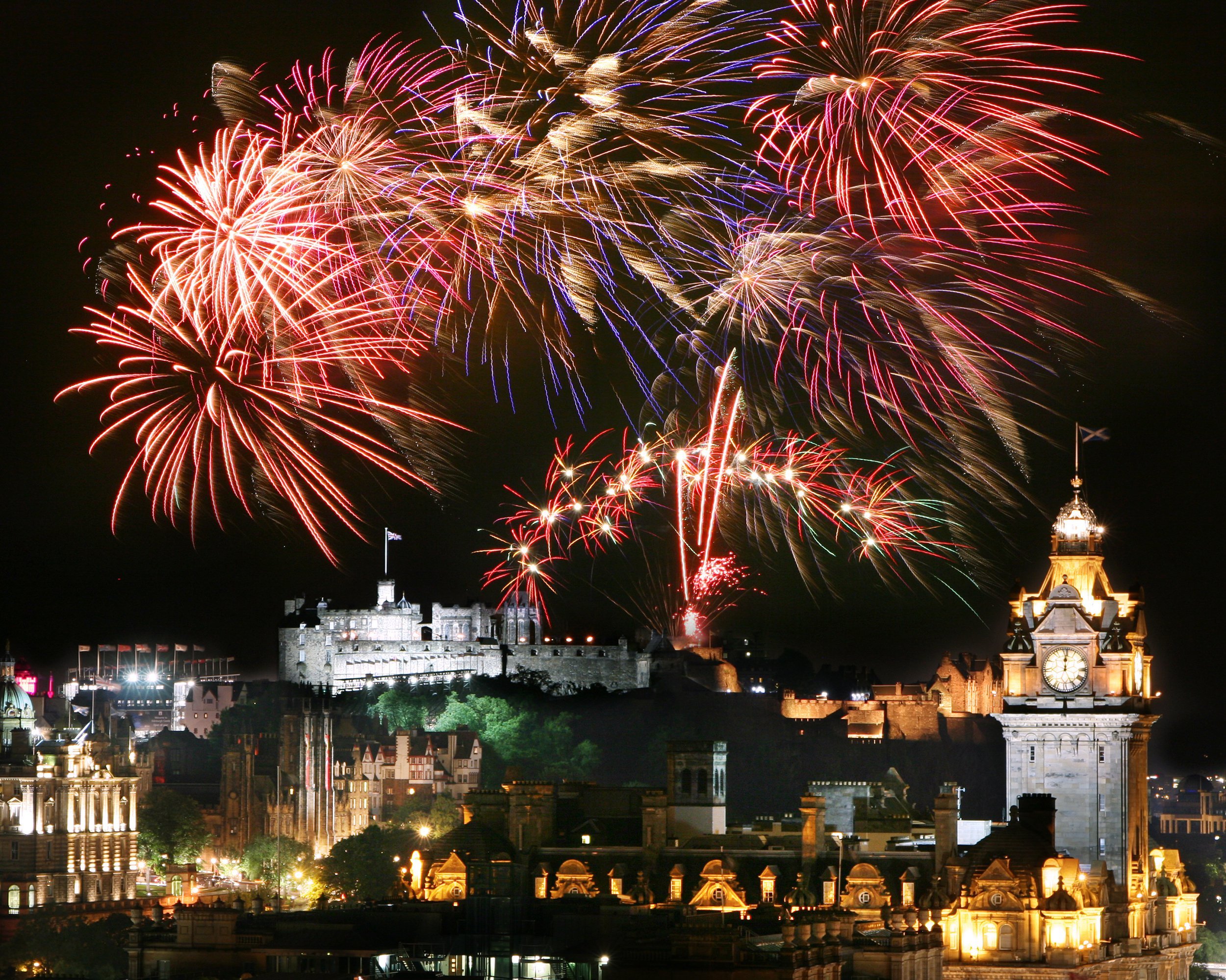 New Year's Eve in Edinburgh, Scotland