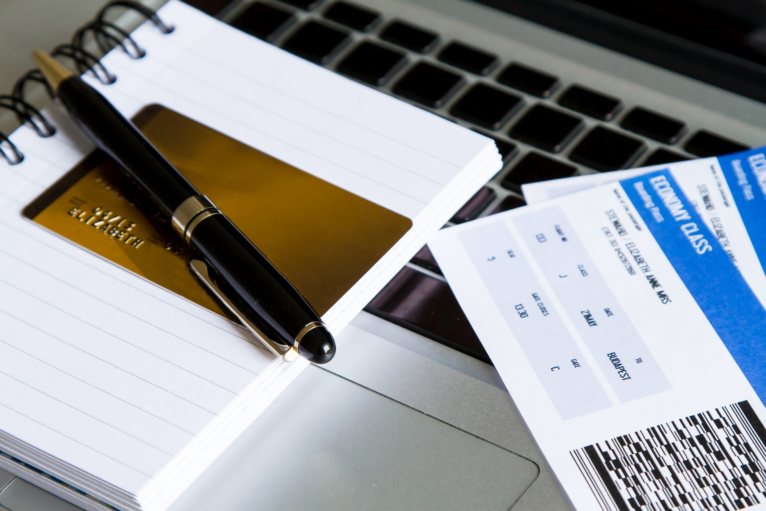buying airline tickets on line with a credit card