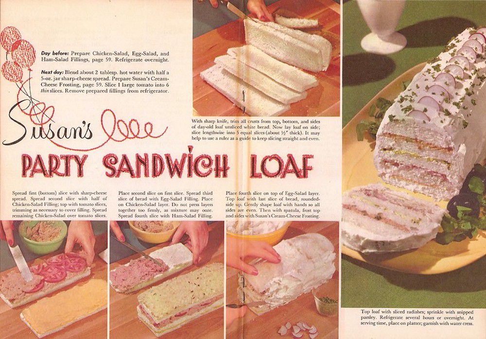 1950s Frosted Loaf Cake