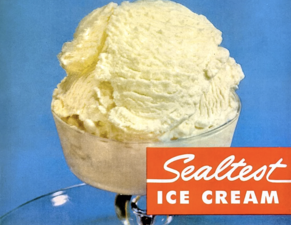 1950/1951 Sealtest Ice Cream Ad