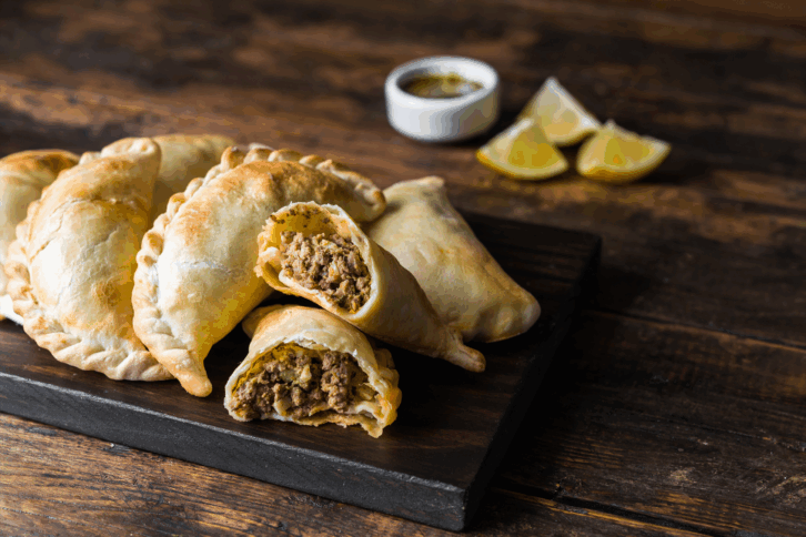Empanadas with lime