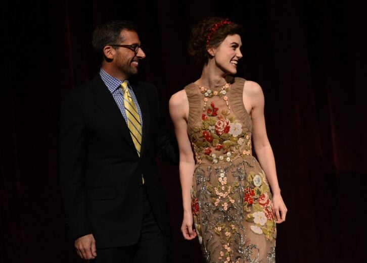 Actor Steve Carell and actress Keira Knightley attend the premiere of "Seeking a Friend for the End of the World" at the 2012 Los Angeles Film Festival
